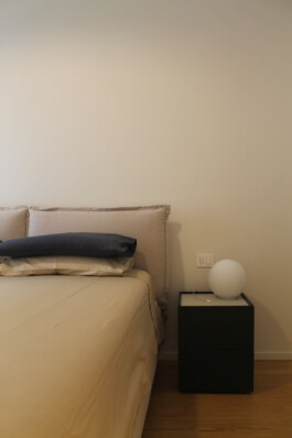 progetto architettonico di restauro camera da letto.