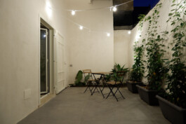 progetto architettonico di esterno di bifocale in palazzo storico.